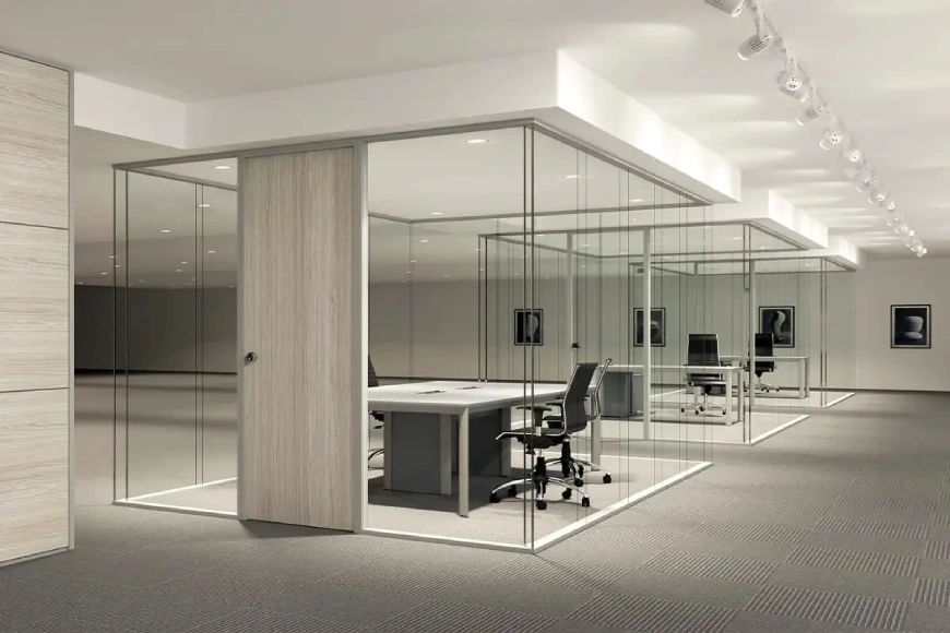 دیوار جدا کننده چیست؟ | معرفی انواع دیوار های جدا کننده 5 پارتیشن فریم لس (شیشهای)