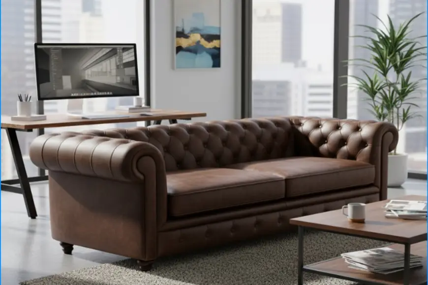 مبل چستر چیست؟| انتخاب مناسبی برای محیط اداری است؟ 4 استفاده از مبل چستر در محیط اداری